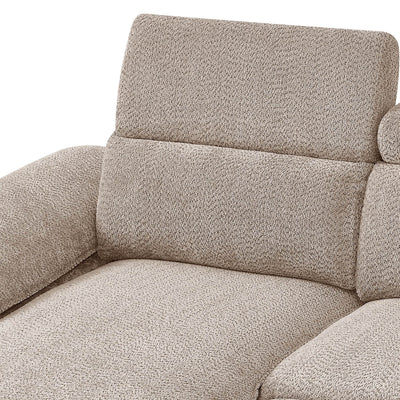 Harlow Beige Corner Sofa Bed