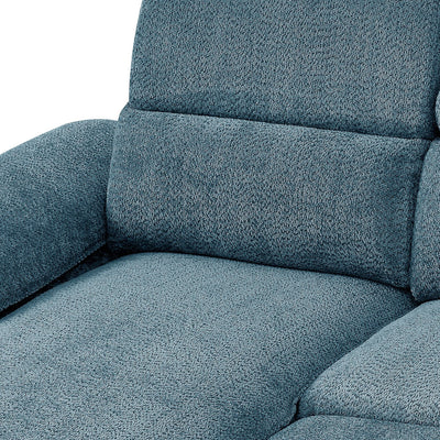 Harlow Blue Corner Sofa Bed