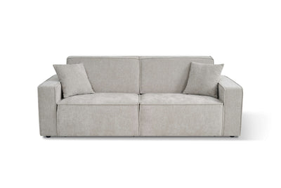 Houston Beige 3 Seater Power Slider Sofa