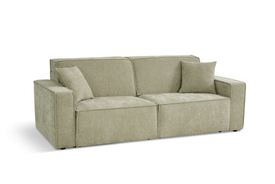 Houston Green 3 Seater Power Slider Sofa