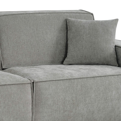 Houston Grey 3 Seater Power Slider Sofa