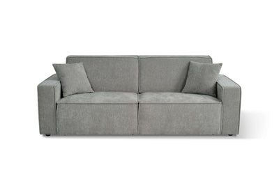 Houston Grey 3 Seater Power Slider Sofa