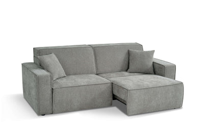 Houston Grey 3 Seater Power Slider Sofa