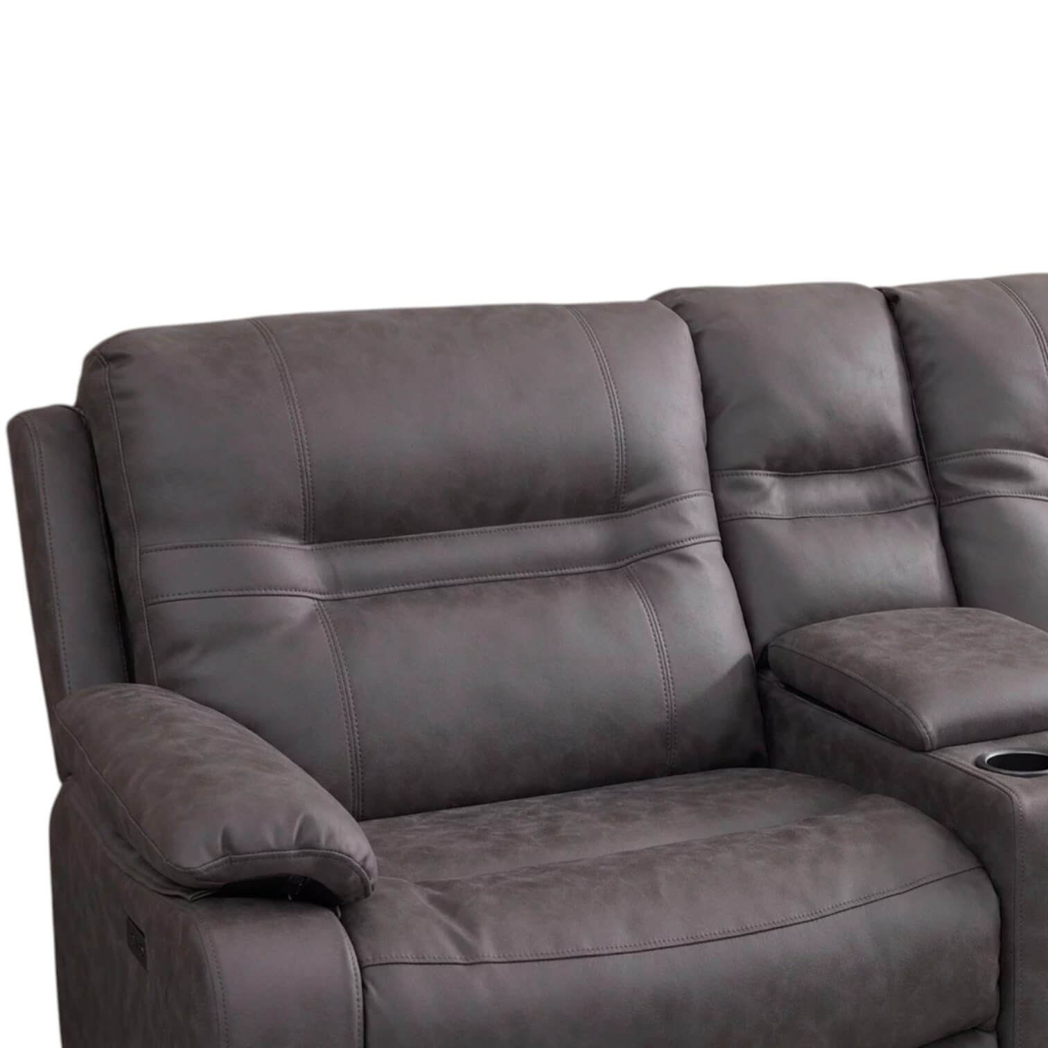 Jackson Grey Power Corner Recliner Sofa