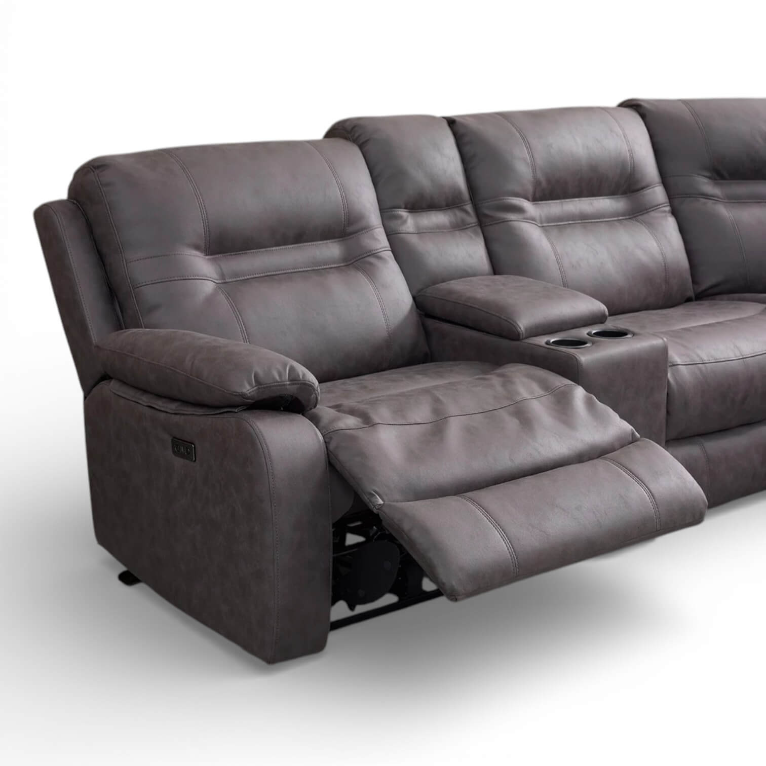 Jackson Grey Power Corner Recliner Sofa