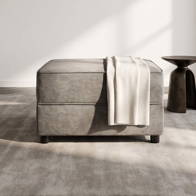 Jasper Grey Footstool
