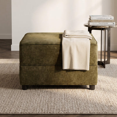 Jasper Green Footstool
