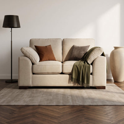 Jasper Beige 2 Seater Sofa