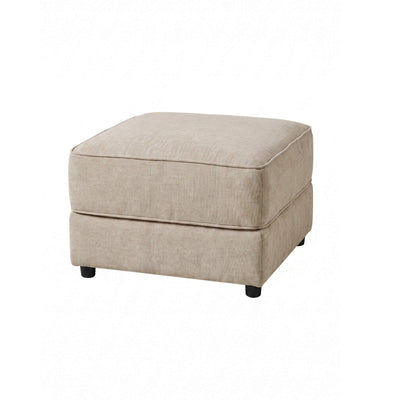 Jasper Beige Footstool