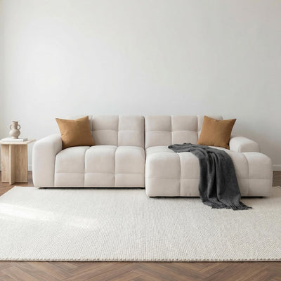 Javix Beige Right Corner Sofa