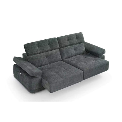 Kendal Grey 3 Seater Floating Power Slider Sofa
