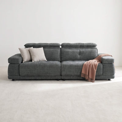 Kendal Grey 3 Seater Floating Power Slider Sofa