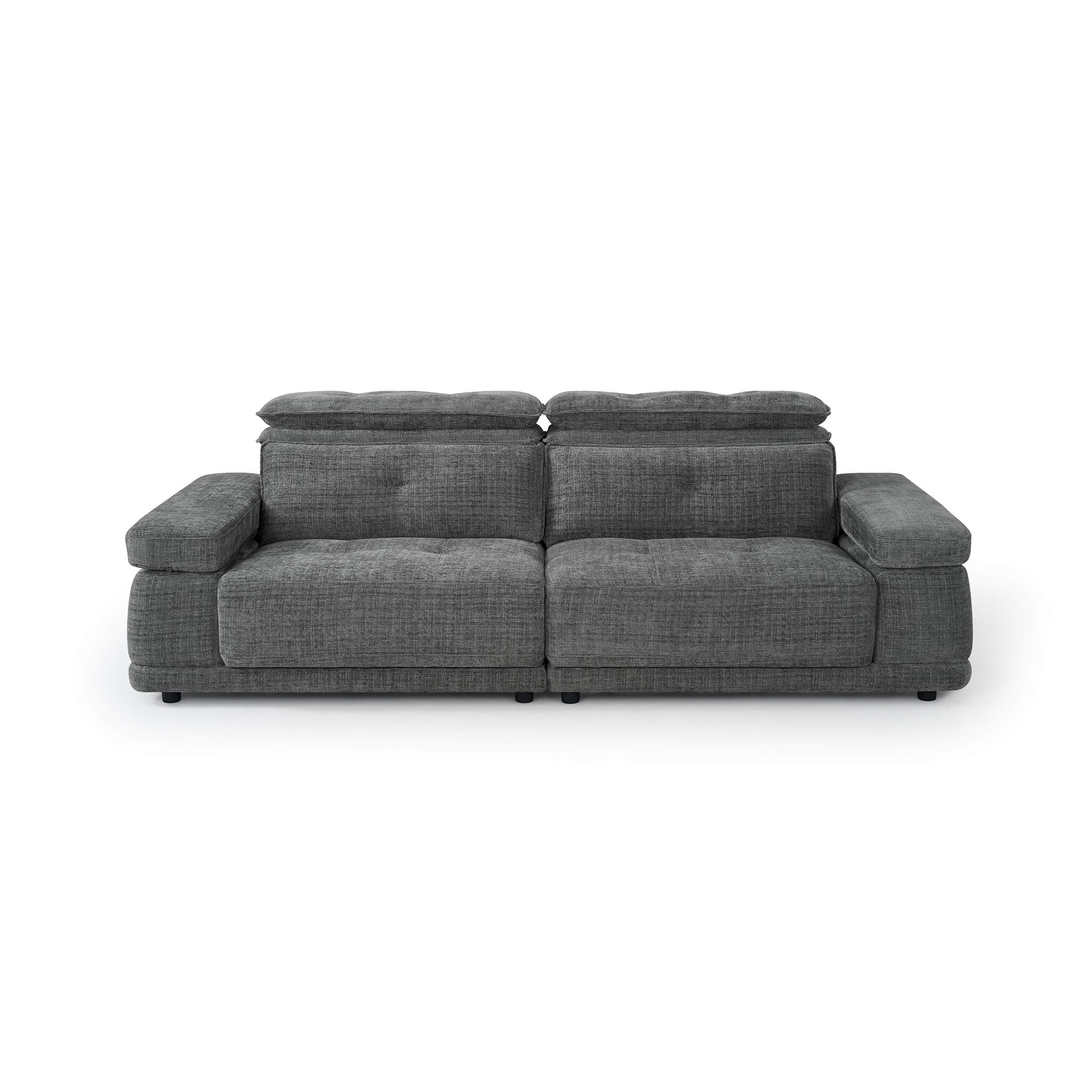 Kendal Grey 3 Seater Floating Power Slider Sofa