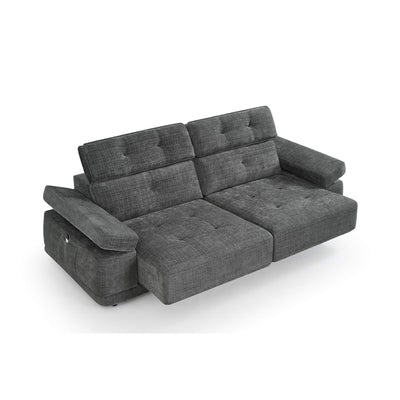 Kendal Grey 3 Seater Floating Power Slider Sofa