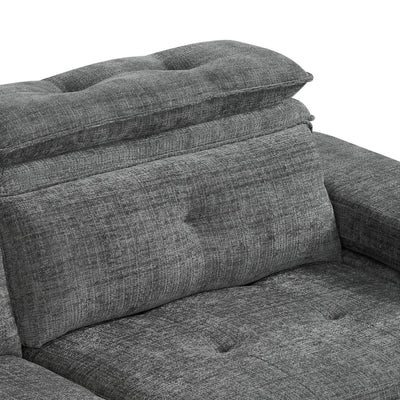 Kendal Grey 3 Seater Floating Power Slider Sofa
