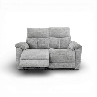 Klint Grey 2 Seater Power Recliner Sofa