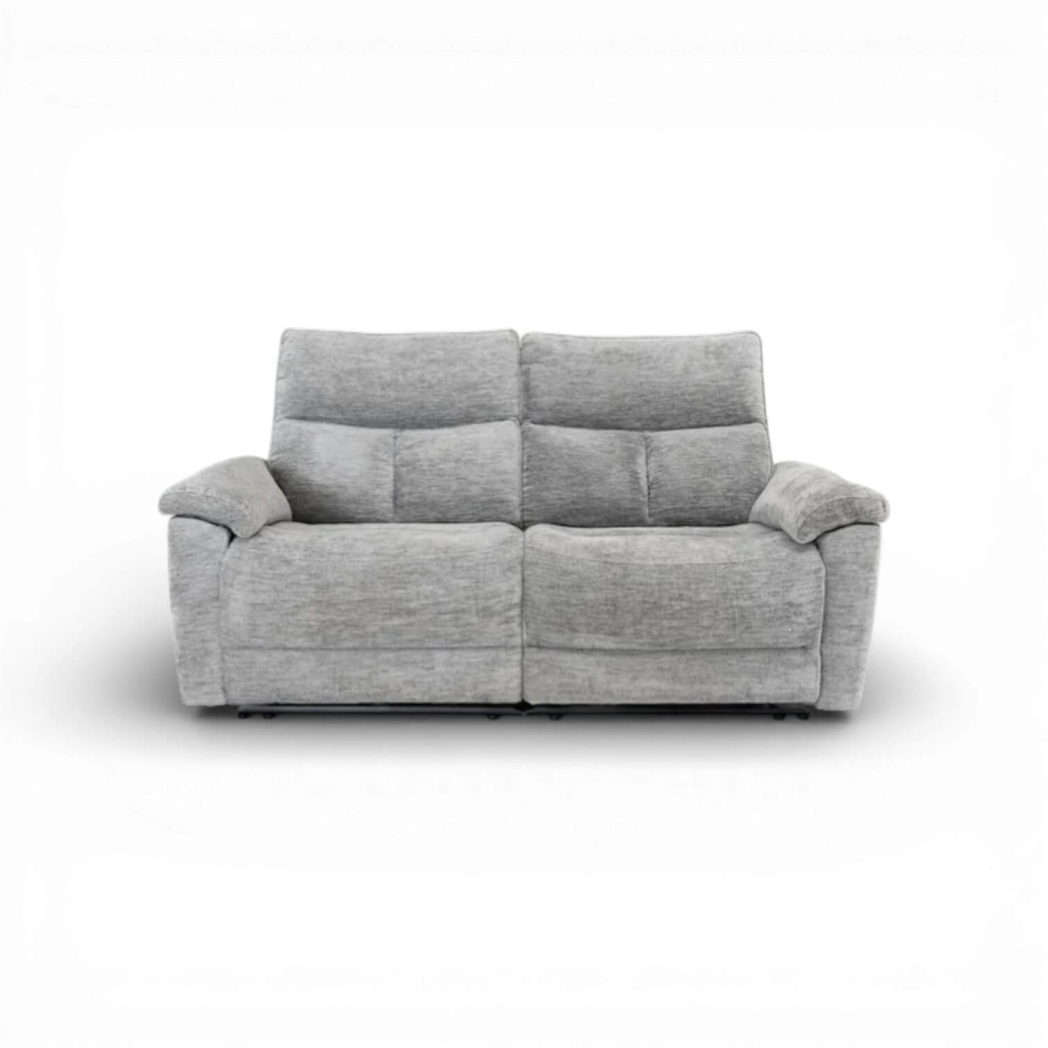 Klint Grey 3 Seater Power Recliner Sofa