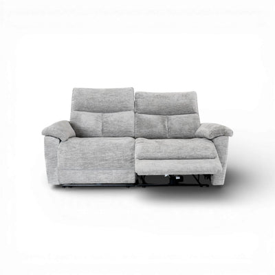 Klint Grey 3 Seater Power Recliner Sofa
