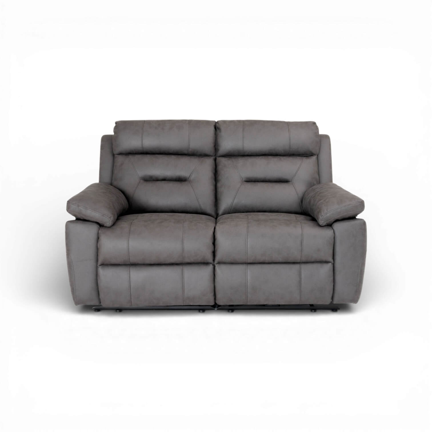 Lucca Grey 2 Seater Power Recliner Sofa