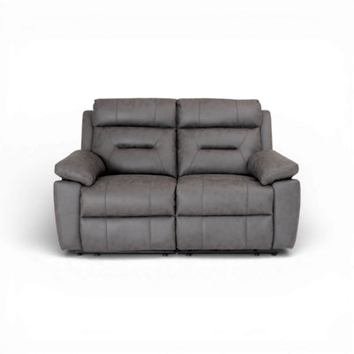 Lucca Grey 2 Seater Power Recliner Sofa