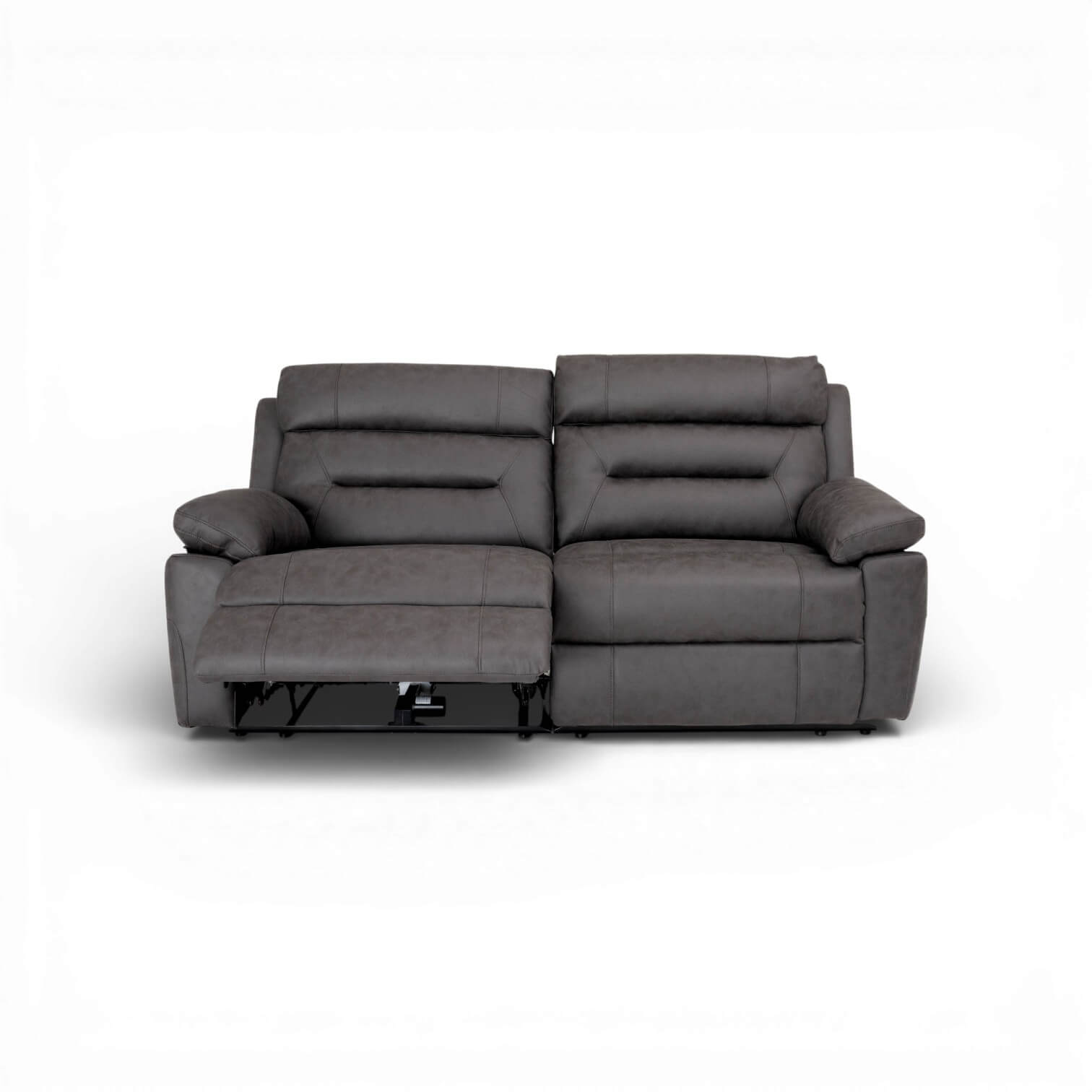 Lucca Grey 3 Seater Power Recliner Sofa