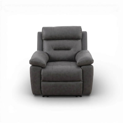 Lucca Grey Power Recliner Armchair