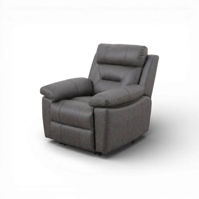 Lucca Grey Power Recliner Armchair