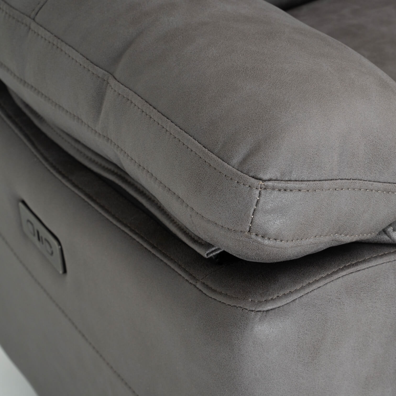 Lucca Grey 2 Seater Power Recliner Sofa