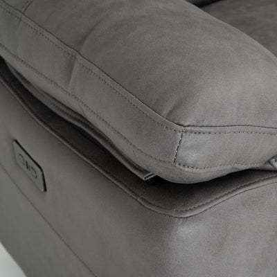 Lucca Grey 2 Seater Power Recliner Sofa