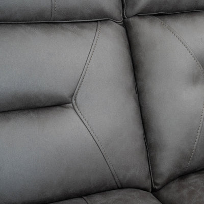 Lucca Grey 2 Seater Power Recliner Sofa