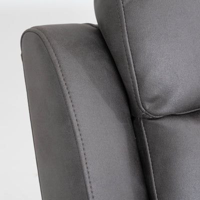 Lucca Grey 2 Seater Power Recliner Sofa