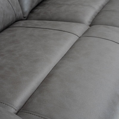 Lucca Grey 2 Seater Power Recliner Sofa