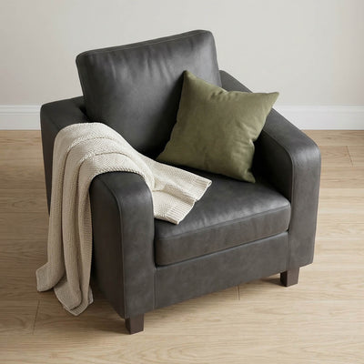 Luna Black Armchair