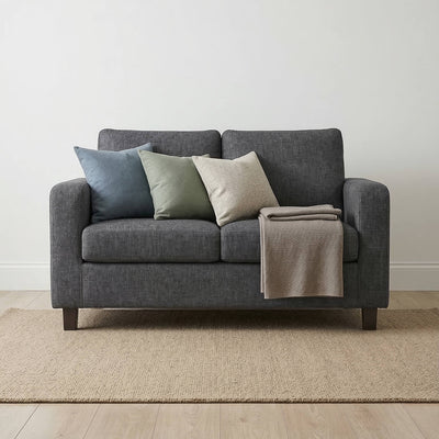 Luna Grey 2 Seater Sofa