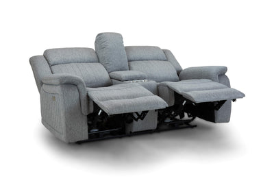 Lydon Grey 2 Seater Power Recliner