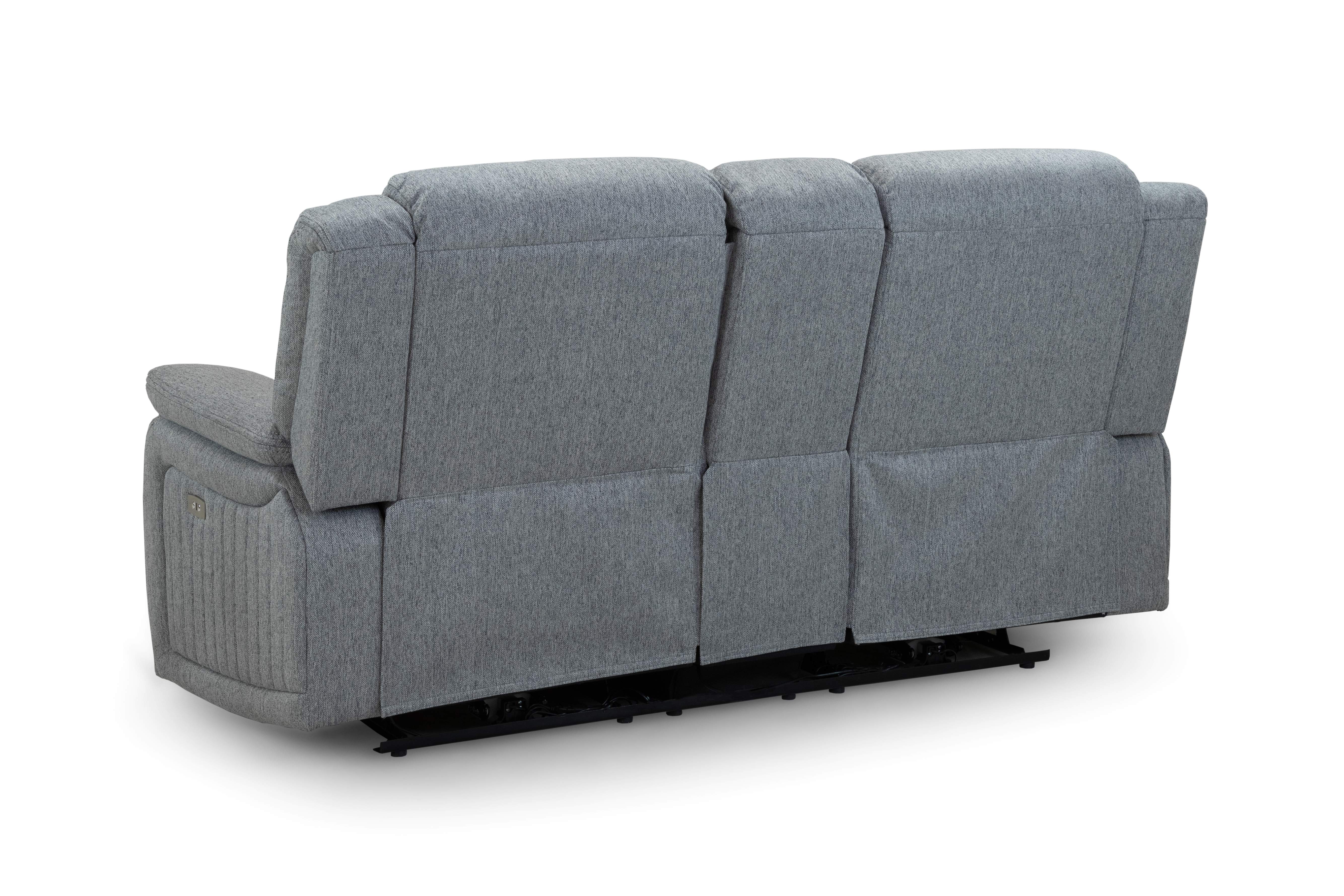 Lydon Grey 2 Seater Power Recliner