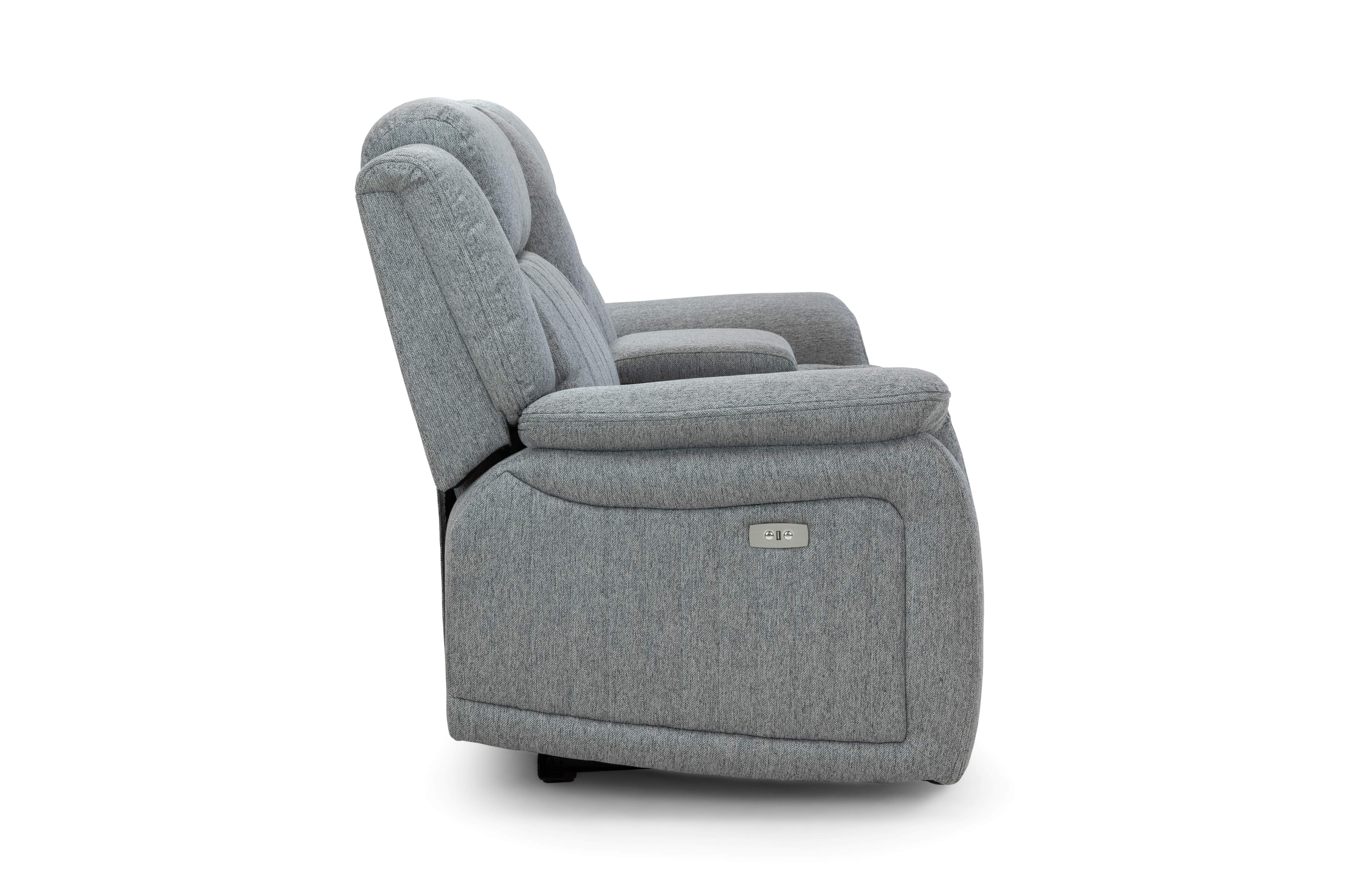 Lydon Grey 2 Seater Power Recliner