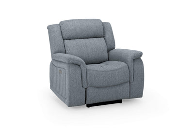 Lydon Grey Power Recliner Armchair