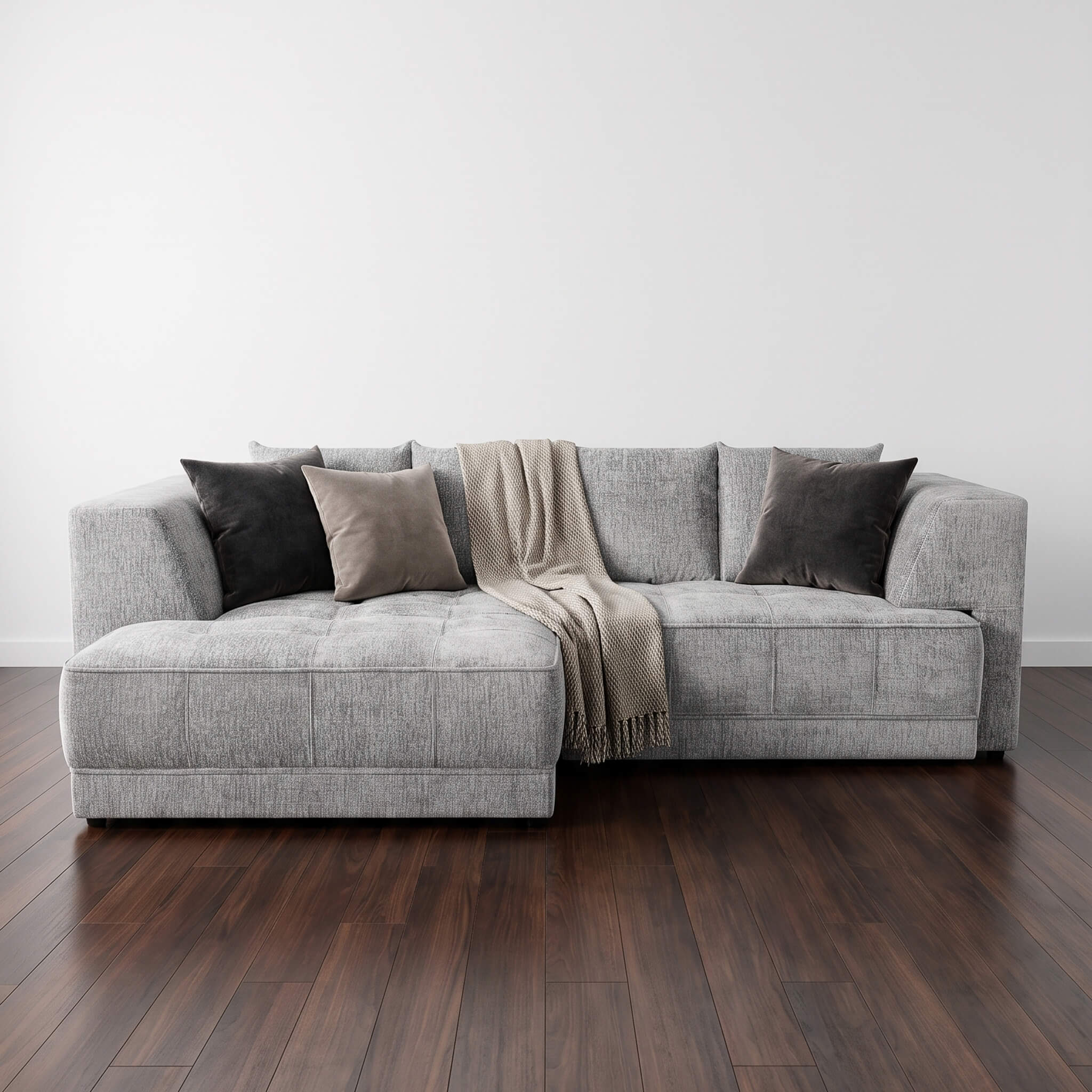 Magnus Grey Left Corner Power Slider Sofa Bed & Storage