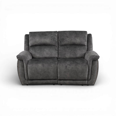 Majestik Grey 2 Seater Power Recliner Sofa