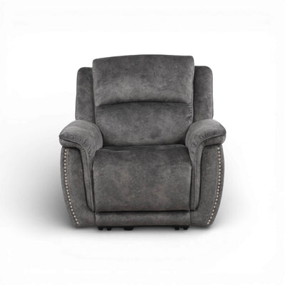 Majestik Grey Power Recliner Armchair