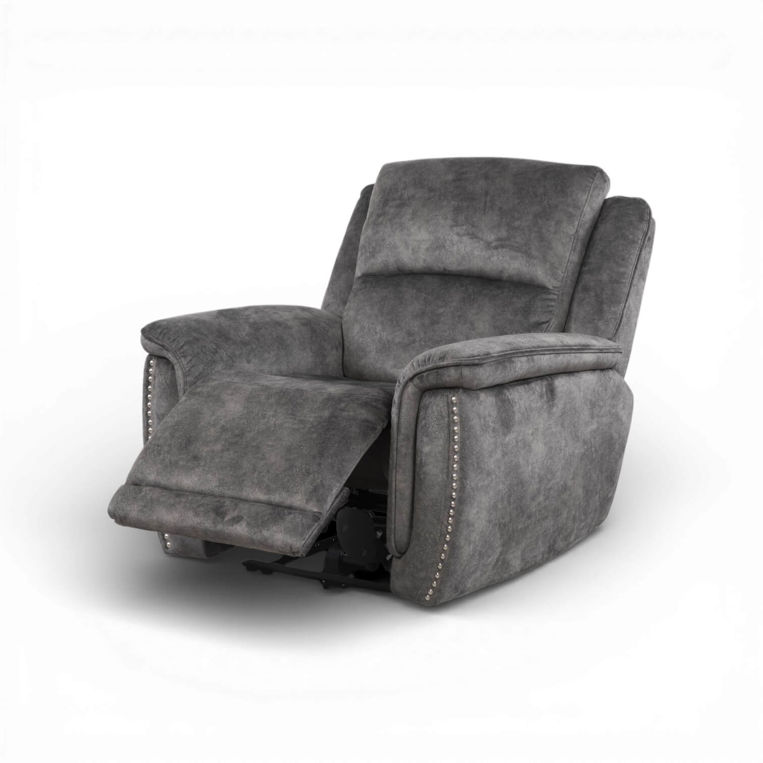 Majestik Grey Power Recliner Armchair
