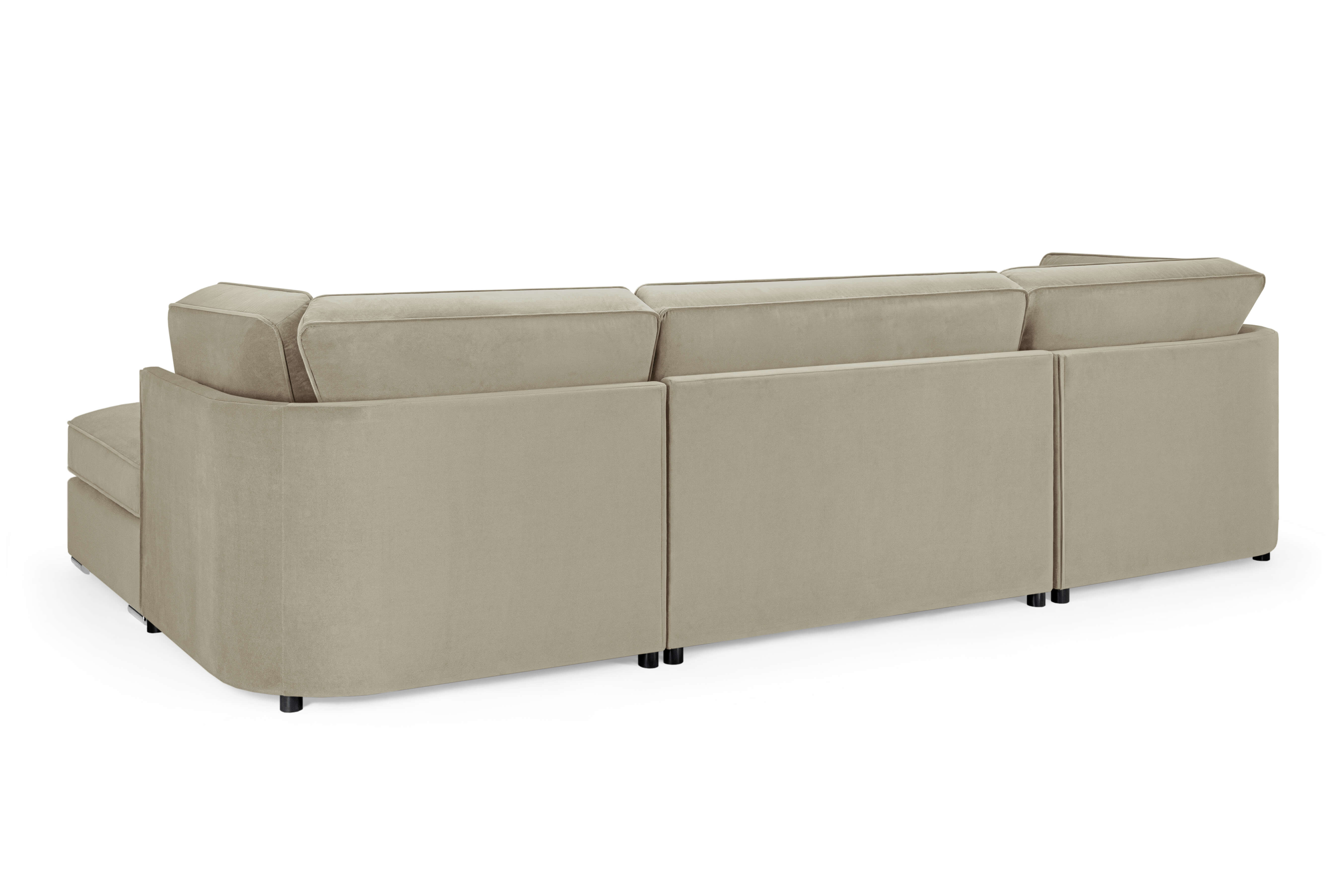 Marvelle Beige U Shape Corner Sofa