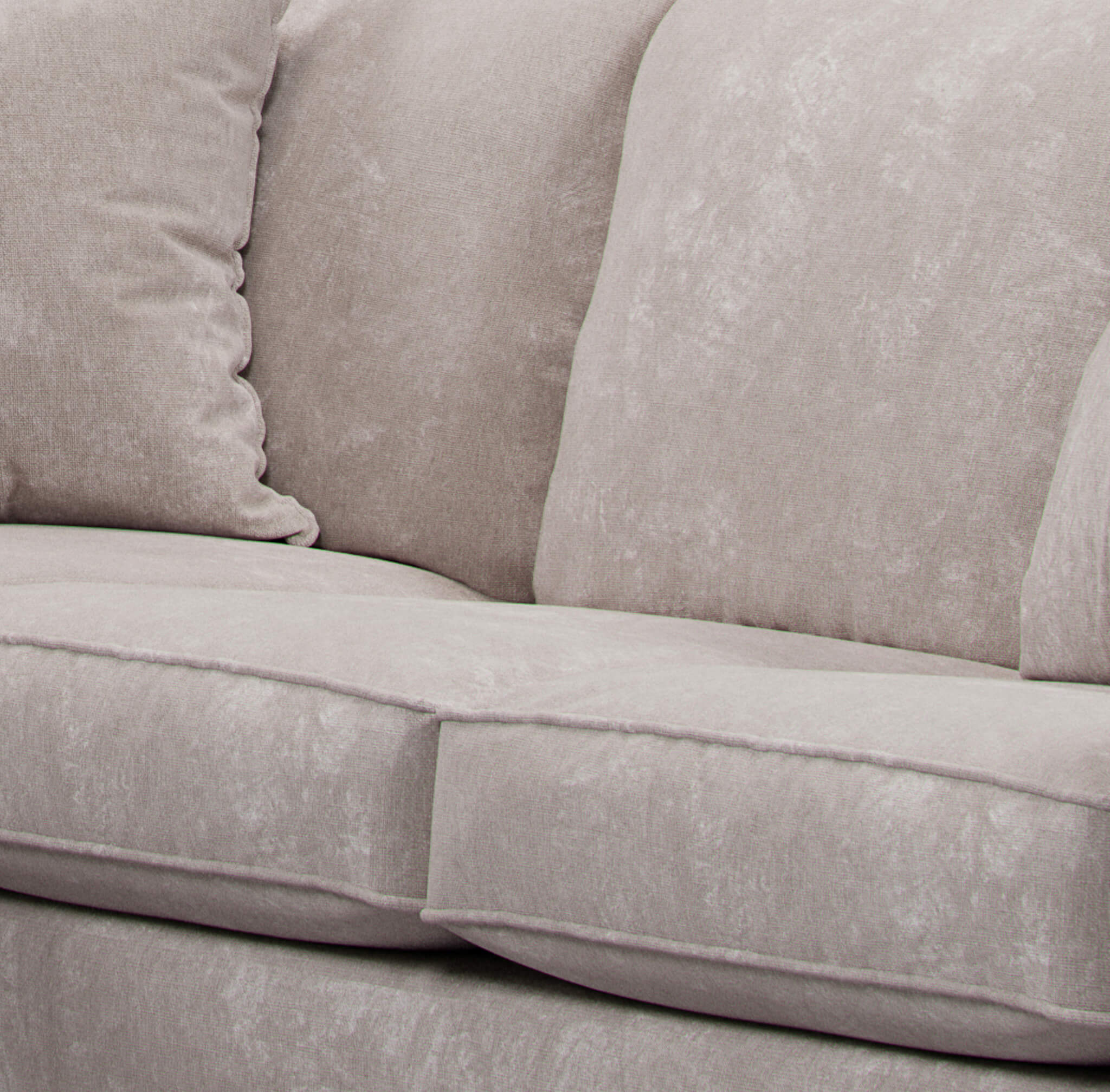 Mary Beige Double Corner Sofa