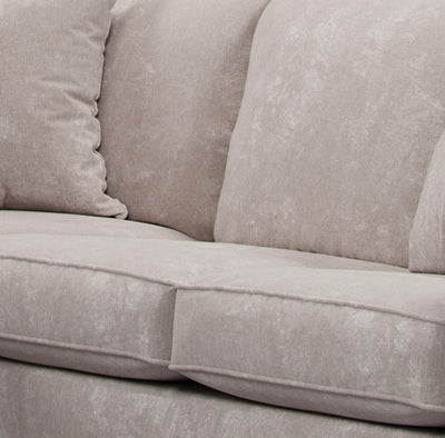 Mary Beige Double Corner Sofa