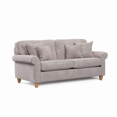 Mary Beige 3 Seater Sofa