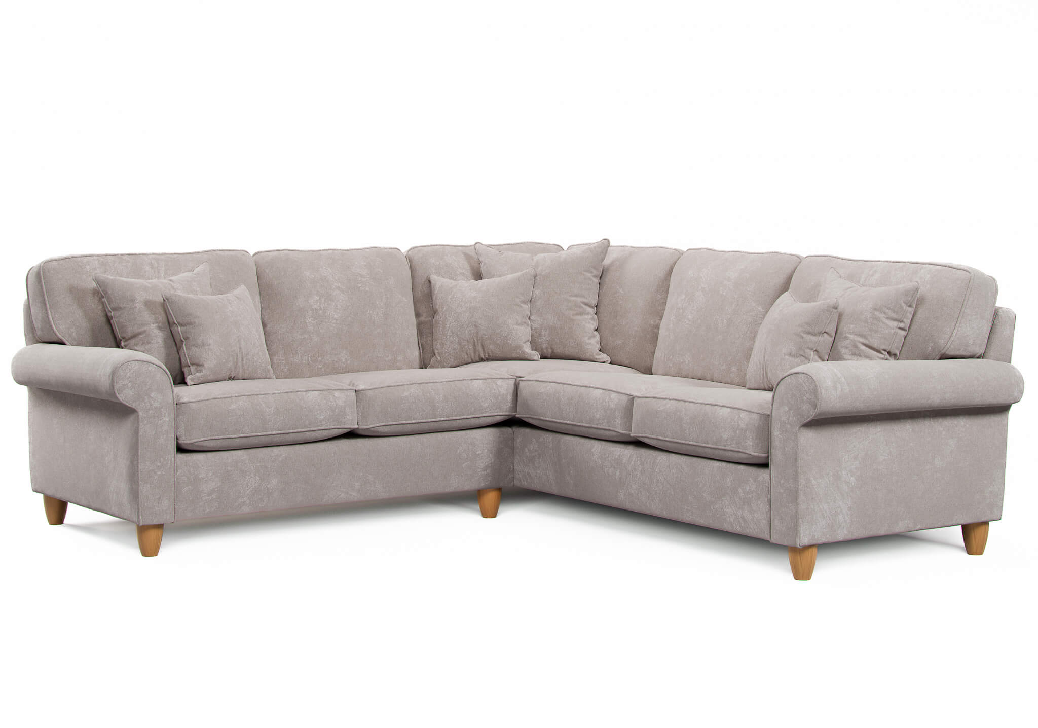 Mary Beige Double Corner Sofa