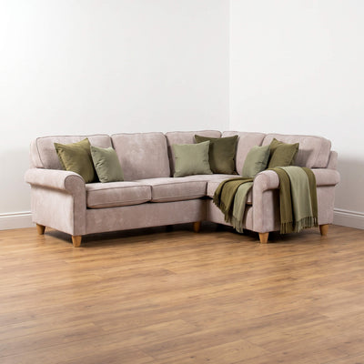 Mary Beige Right Corner Sofa