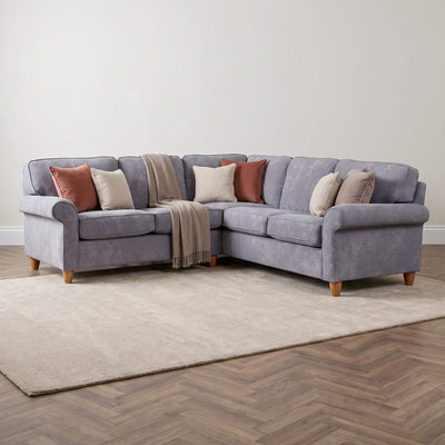 Mary Grey Double Corner Sofa