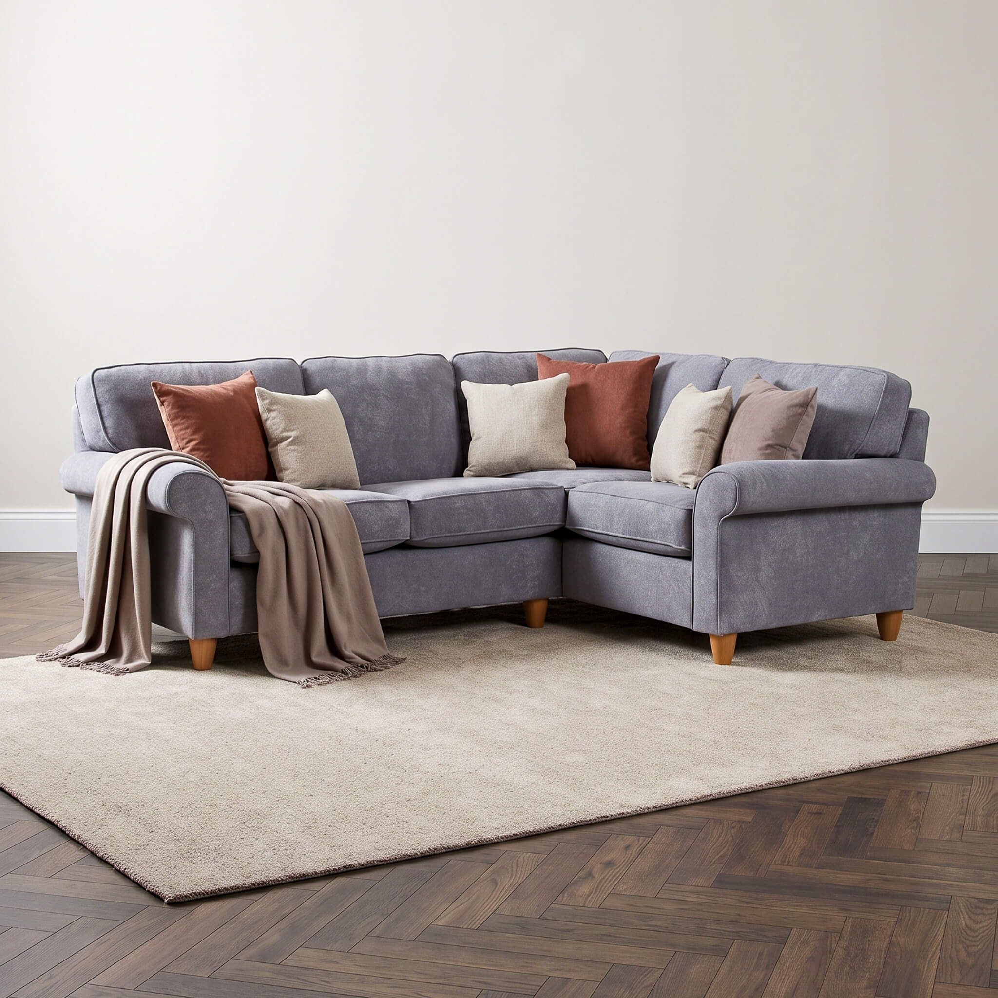 Mary Grey Right Corner Sofa